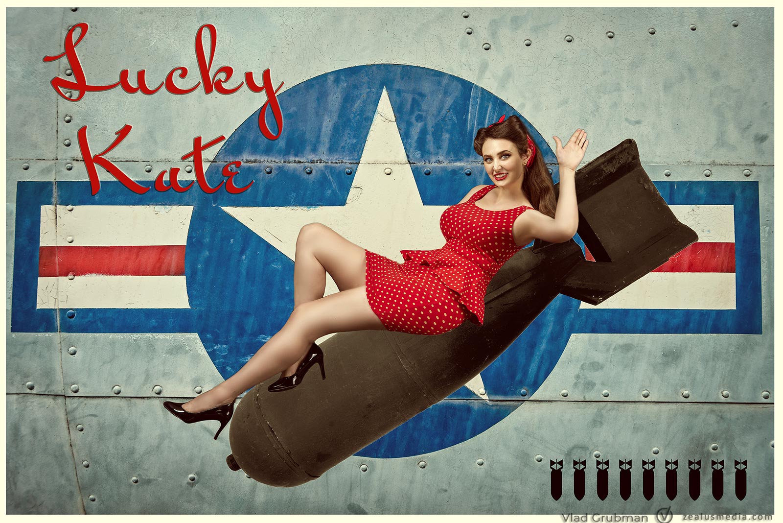 Vintage Poster - Airplane Decal / Photographer Vlad Grubman - Zealusmedia.com